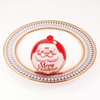 Food in Christmas Ball Gift Box Pastry Stock Sweet Candy Cookie Packaging Christmas Boxes