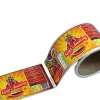 Waterproof Custom Packaging Waterproof Label Sticker Vinyl Stickers Cookie Pastry Jam Bottle