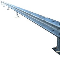Steel Highway Guardrail Hot Dipped Galvanized Road Steel Guard Rails For Sale