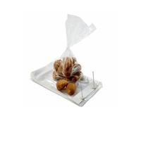 LDPE BOPP CPP Moisture Proof Micro Perforated Window Bag For Bread Package With Bottom Gusset
