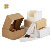 Disposable Custom Printed Disposable Paper Log Cake Box Container For Hot Dog Roll Cheese Pastry Dessert Sushi Fruits Display Food