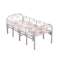 Modern Design Simple Safe Frame China Supplier Kids Iron Folding Bed With Guardrail