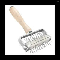Baking Tools Pastry Roller With Stainless Steel Spikes Pizza Tool Prevents Dough From Blistering Making Accessories