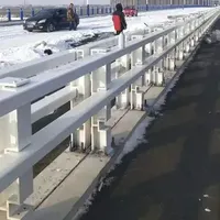 Highway bridge crash guardrail, isolation fence, guardrail, stainless steel, highway, overpass, road municipal, building materials, traffic, custom