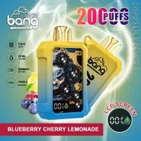 Bang 20000 Puff Disposable Vape Zbood on Time Delivery Guranete Fluumbox Heating Stick Pastry 1K/2K/3K/4K Saltnic Crystal PRO Desechables