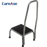 Handrail Best Deal Plastic Foldable Folding Toilet Foot Stool With Handrail Bathroom Kitchen Toilet Stool For Kids Steel Step Stool