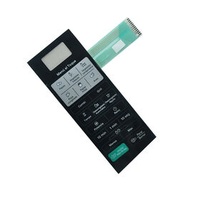 Factory price polycarbonate control front microwave oven membrane control panel switch