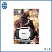 ABS Virtual Reality Helmet 3D Gaming Headset With Anti - Blue Ray Tempered Glass Membrane