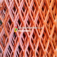 Highway Guardrail Expanding Mesh Sheets , Sports Venues Expanded Wire Mesh Fence
