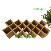 Bamboo spice racks,kitchen organizers for Seasoning jar suitable for kitchen and restaurant