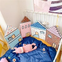 Easy Install Crib Pad Pad Guardrail Bumper Bed Surround Removable And Washable Kids Room Decoration