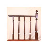 Customize Handrails High Quality Handrails Pillar Handrail Decoration Modern Wooden Carved Stair Baluster
