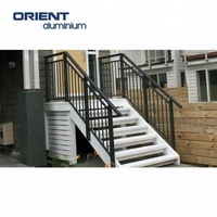 Easy Assemble Aluminum Screw Set Metal Railing Design Balcony Railing/Stair Handrail/Deck Railing And Handrail
