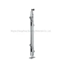 High Quality 304 316 Stainless Steel Handrail for Balcony Stairs Glass Railing Casting Balustrade