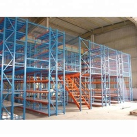 Light Duty Warehouse Rack Mezzanine Rack With Stairs And Handrails