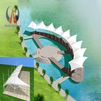 ClearSpan Fabric Membrane Roof , Cable Membrane Roof Shade Structures For Gallery