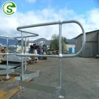 China Wholesale Galvanized Low Carbon Steel Handrail Ball Joint Handrail Stanchion