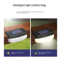 1-10pcs LED Solar Stair Light Waterproof Outdoor Garden Passage Courtyard Terrace Guardrail Step Light Landscape Light