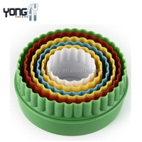 Sustainable Heavy Duty Circle Baking Pastry Set For Decorating Cup Cake And Making Cookie Molds Set