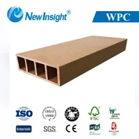 High Grade WPC Wood Plastic Composite Handrail with Stable Quality