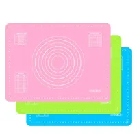 Silicone Baking Mat, Extra Large Non-Stick Pastry Dough Mat with Scale