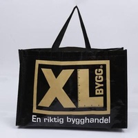 New Design Grocery Store Shiny Rope Handle Bopp PP Woven Bag Laminated