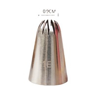 Sustainable #1E Large Size Icing Tips Cream Stainless Steel Cookies Piping Nozzle Pastry Tool Pastry Cake Making Tools Dessert Decorator