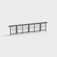 Modern Glass Balcony Guardrail With Aluminum Alloy Handrail Quick Installation Low Maintenance For Homes