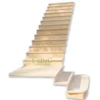 Yellow Marble Balcony Customize Stair Handrail for Outdoor Steps
