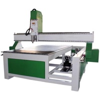 Handrail/Stair Desk/Chair Legs 4 Spindle Device Rotary Cylinder Engraving Wood Stair Making CNC Router Machine