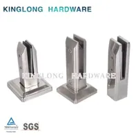 Stainless Steel Pool Clamp Stair Base Balcony Post Stair Accessories Stair Glass Clamp Handrail Fixing Clamp