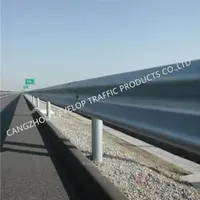 OEM Safety Crash Traffic Metal Barrier W Beam Corrugated Guardrail