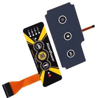 Customized FPC Circuit Capacitive Touch Button Membrane Switch Membrane Panel Graphic Overlay