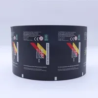 Custom Printed BOPP Flexible Food Aluminium Laminated Non Adhesive PVC Pet PE Stock Auto Packing Roll Plastic Film