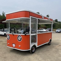 Electric Mobile Bridecake Birthday Cake Dessert Pastry Hamburger Sandwich Hot Dog Truck Trailer Cart