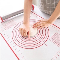 Kitchen Instruments Large Silicone Pastry Mat Non Stick Dough Maker Stored Pastry Baking Tools Utensils