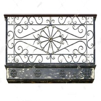 Customized Traditional Balcony Guardrail Beautiful Design Wrought Iron Gate And Traditional Metal Fence