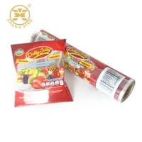 Factory Wholesale BOPP Laminating Flexile Plastic Sachet Packaging Nuts Dried Fruit Candy Chips Snack Sealing Bagging Film Roll with Custom Print Logo