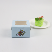 Wholesalelegantsable White Bakery Boxes with Window Pastry Boxes for Donuts Chocolate Strawbyellow Storage Newgshort Sleeve Food