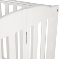 Modern Easy To Assemble With Guardrail With Wheels Color Customized Solide Wood Baby Furniture Cradle For Boys Girls