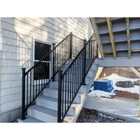 Factory Customized Modern Aluminum Alloy Fence Balcony Stair Railing Handrail Aluminium Balustrates