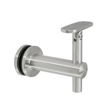Condibe Glass Fence Satin Finish Adjustable Stainless Steel Handrail Bracket