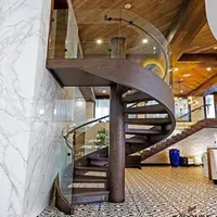Hot Selling Stair Indoor-Outdoor Decorations Handrail with Glass Spiral Staircase/Stair