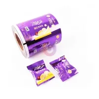 Chinese Manufacturer Custom Size Color Printed Foil BOPP Candy Wrapper Packaging Sachet Roll Film for Chocolate Bar