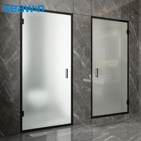 Quiet Operation Free Standing Seawin Bath Enclosure Fix Hinge Wall Cabin Enclosures 2 Shower Doors