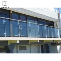 Exterior Interior Balcony Stair Laminated Safety Glass Railing Handrail