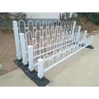 Municipal guardrail blue and white vertical bar electrostatic spraying city road intermediate isolation