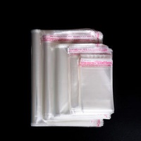 Wholesale Transparent Cellophane Clear Polybag Opp Plastic Self Adhesive Opp Bopp Plastic Bag