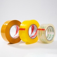 Custom design strong adhesive logo bopp glue clear cardboard box sealing packing tape