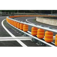 Highway Rolling Guardrail High-speed Rotating Guardrails Road New Anti-impact Roller Guardrails Anti Collision Barrier